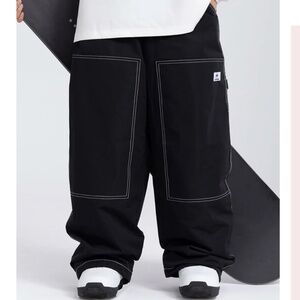 NWT Snowverb Mountain Freerider Baggy Snow Pants - Unisex M